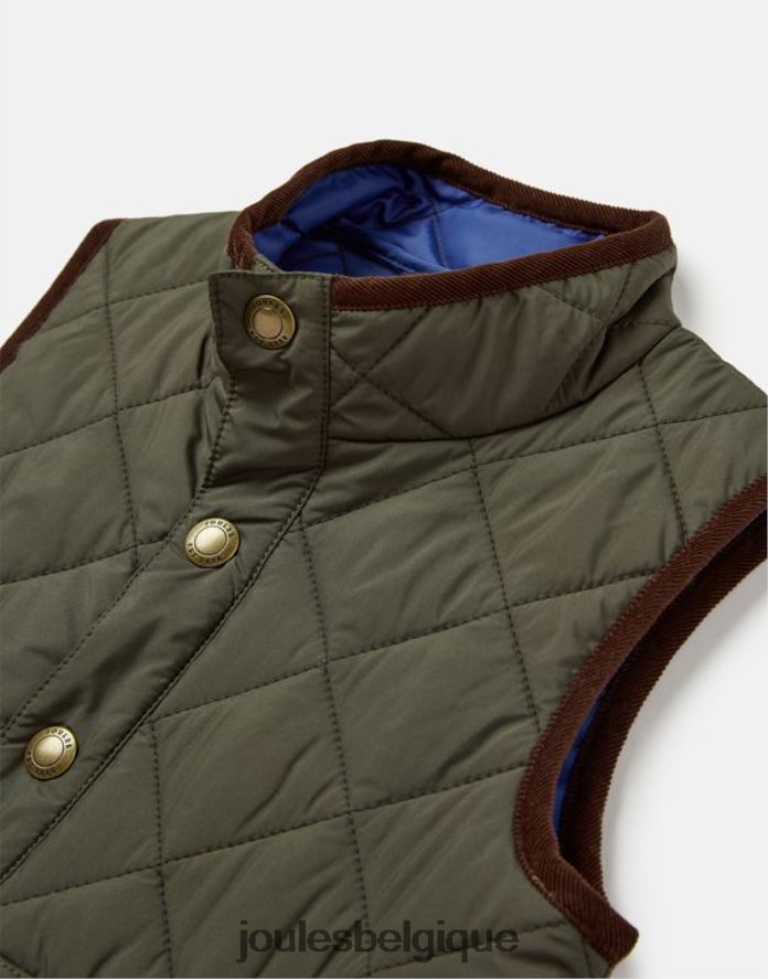 vert héritage gilet courtepointe losanges Bramble 2-12 ans garçons vêtements Joules ND0H6T360