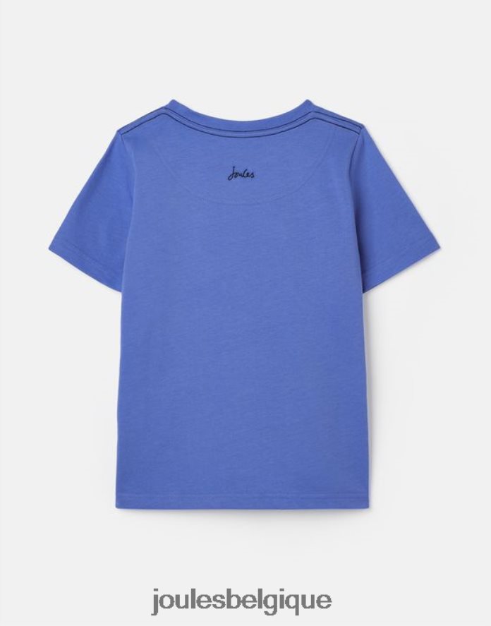 requins bleus ben t-shirt manche courte 2-12 ans garçons vêtements Joules ND0H6T353