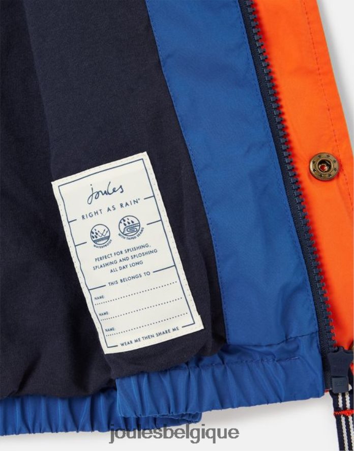 bleu foncé veste imperméable sailaway 2-12 ans garçons vêtements Joules ND0H6T338