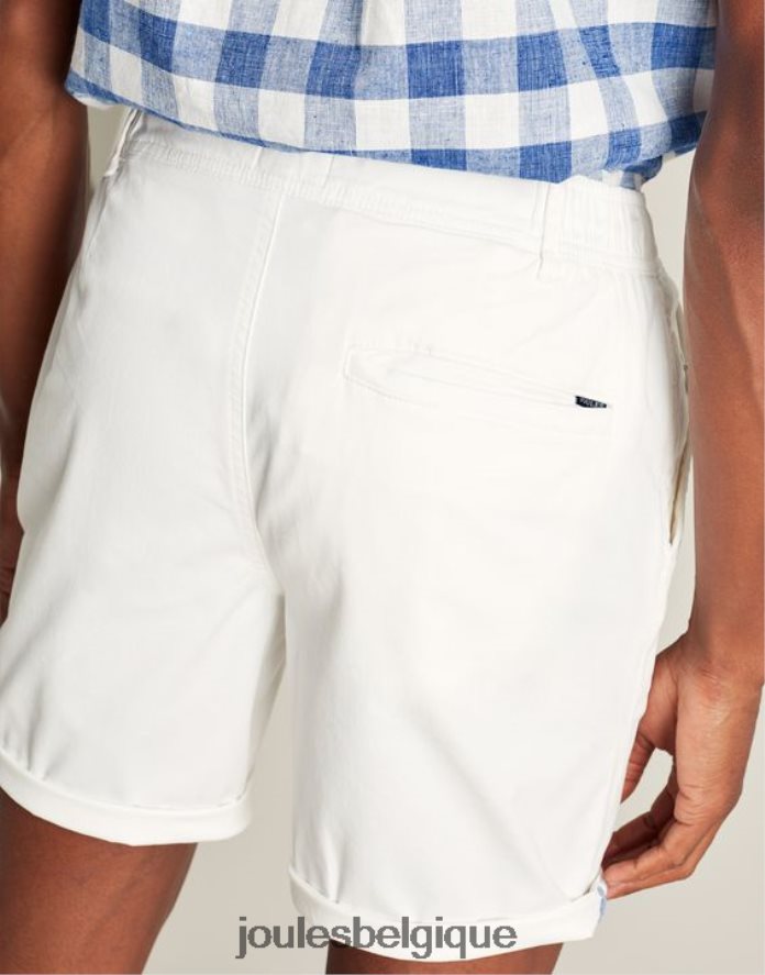 blanc short tissé à quai Hommes vêtements Joules ND0H6T232