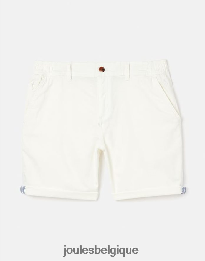 blanc short tissé à quai Hommes vêtements Joules ND0H6T232