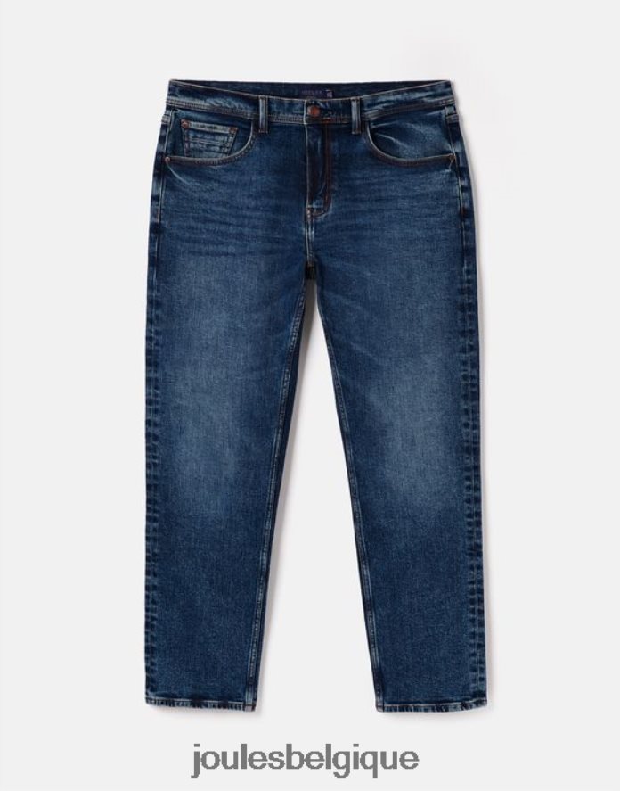denim à délavage moyen le jean en denim coupe slim 5 poches The Oakham Hommes vêtements Joules ND0H6T230