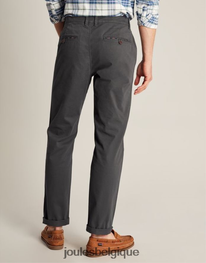 gris foncé pantalon chino slim Hommes vêtements Joules ND0H6T236