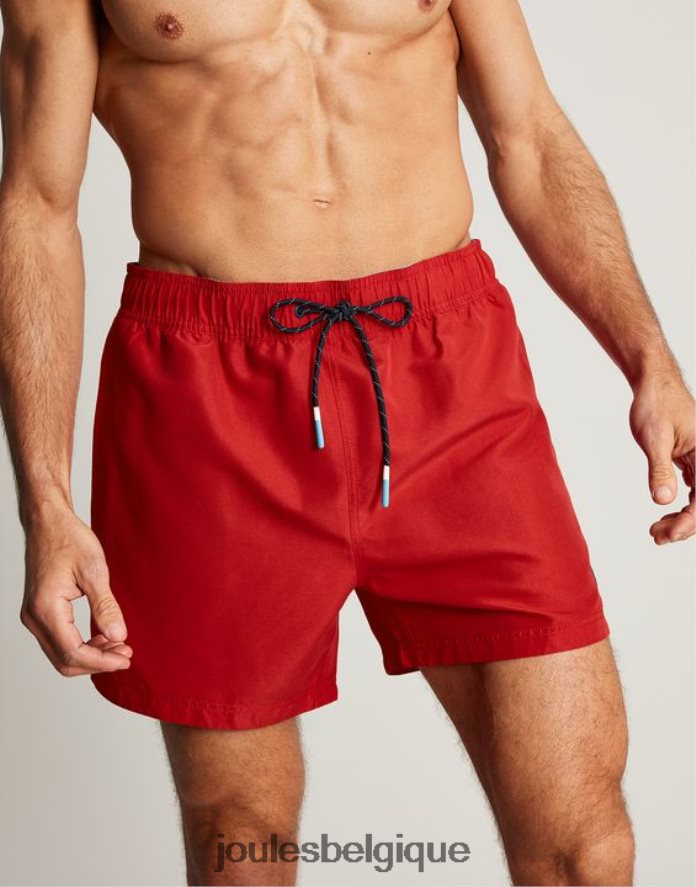 rouge maillot de bain uni galley Hommes vêtements Joules ND0H6T234