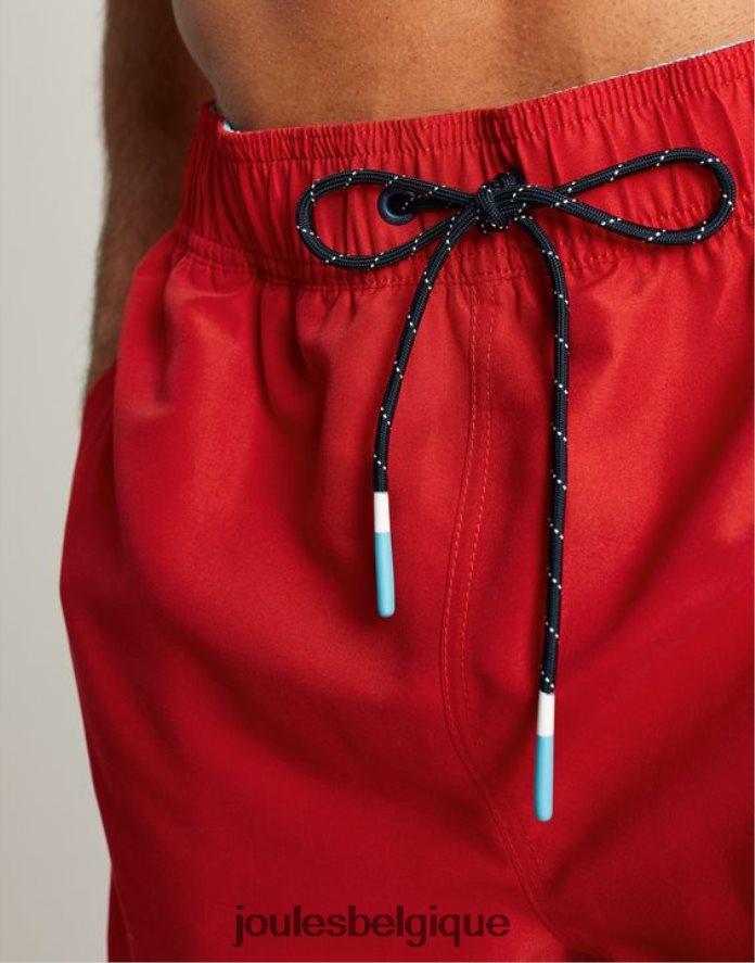 rouge maillot de bain uni galley Hommes vêtements Joules ND0H6T234