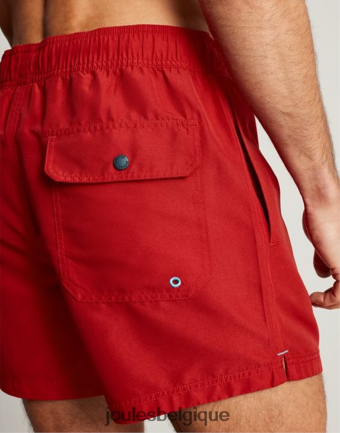 rouge maillot de bain uni galley Hommes vêtements Joules ND0H6T234