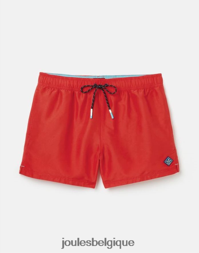 rouge maillot de bain uni galley Hommes vêtements Joules ND0H6T234