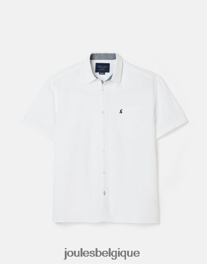 blanc chemise en lin briseur Hommes vêtements Joules ND0H6T219