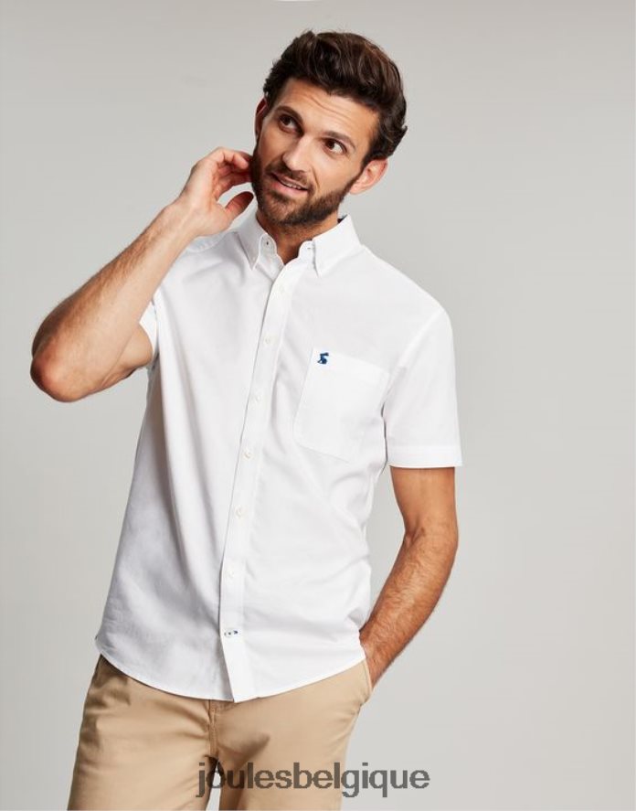 blanc chemise oxford coupe classique Hommes vêtements Joules ND0H6T233