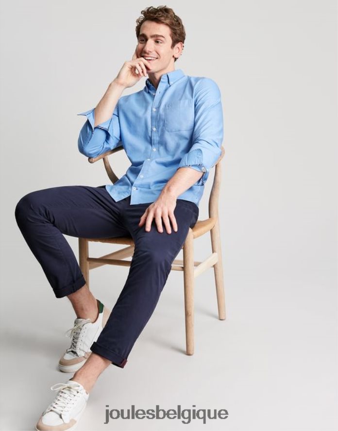 bleu chemise oxford coupe classique Hommes vêtements Joules ND0H6T197