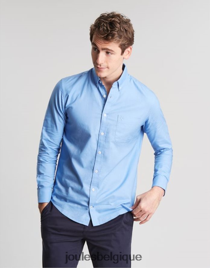 bleu chemise oxford coupe classique Hommes vêtements Joules ND0H6T197