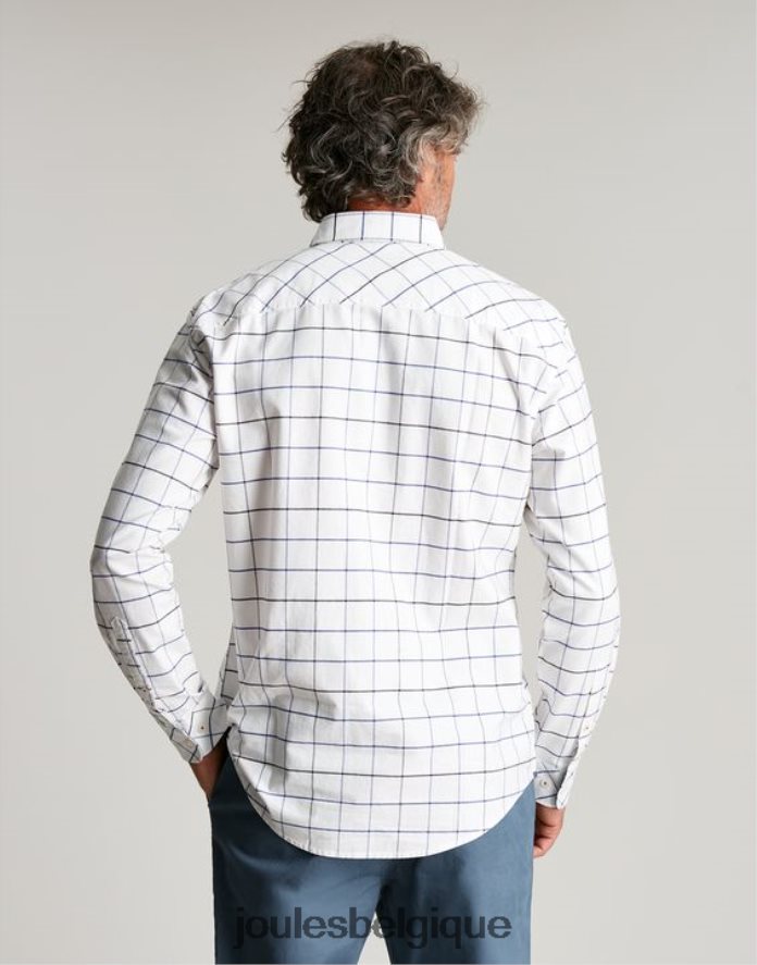 chèque blanc Welford - Chemise à carreaux coupe classique Hommes vêtements Joules ND0H6T174