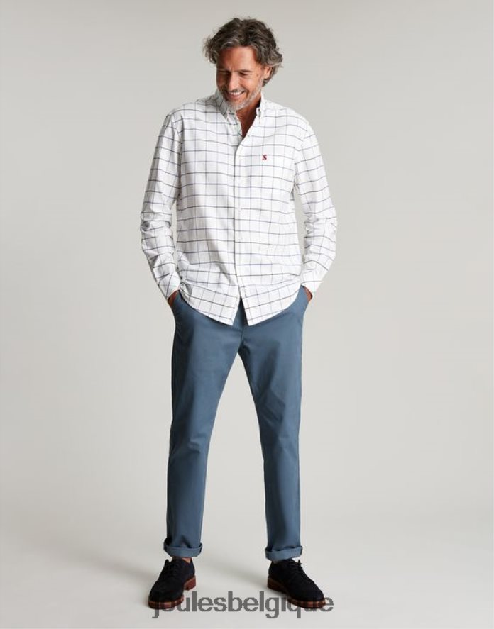 chèque blanc Welford - Chemise à carreaux coupe classique Hommes vêtements Joules ND0H6T174
