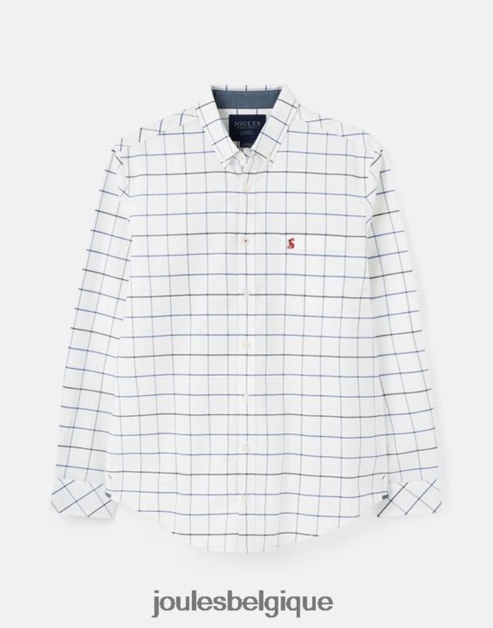 chèque blanc Welford - Chemise à carreaux coupe classique Hommes vêtements Joules ND0H6T174
