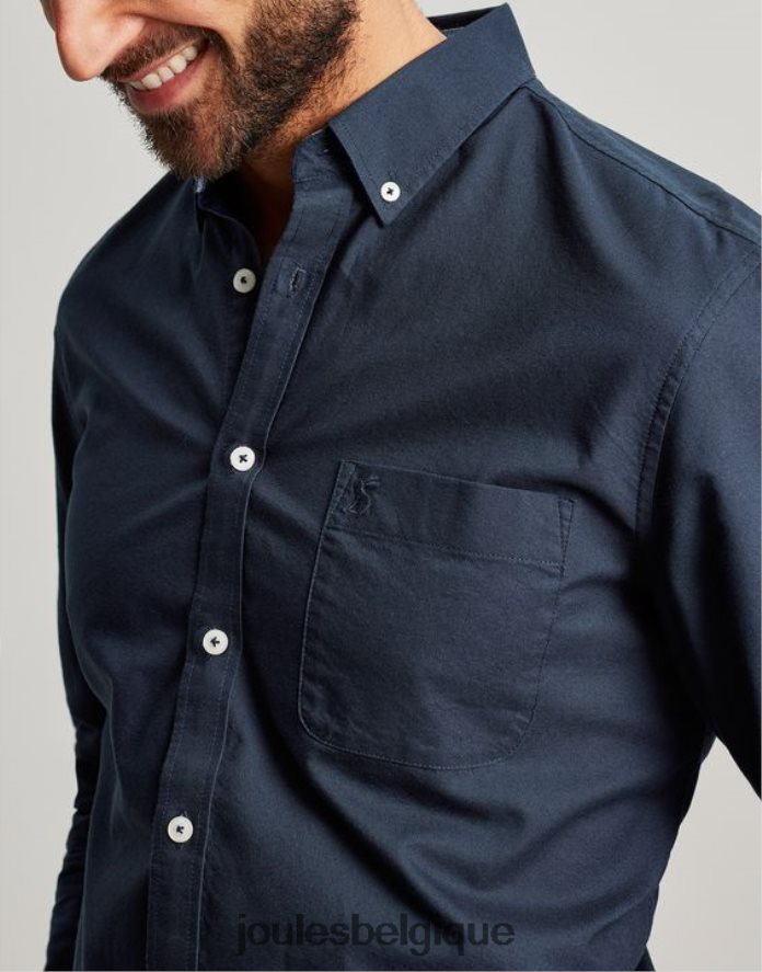 marine française chemise oxford coupe classique Hommes vêtements Joules ND0H6T164