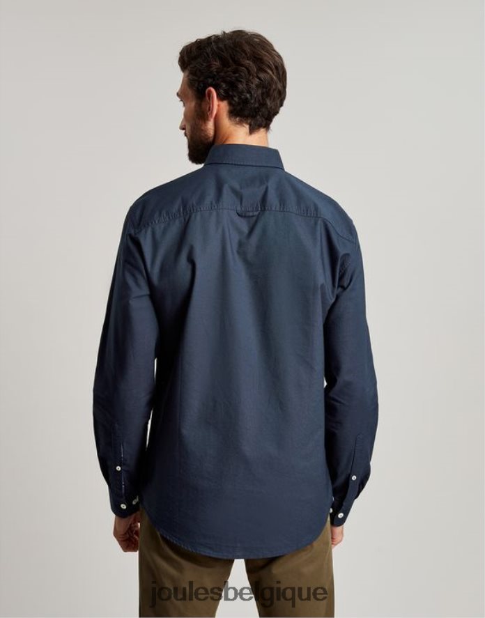 marine française chemise oxford coupe classique Hommes vêtements Joules ND0H6T164