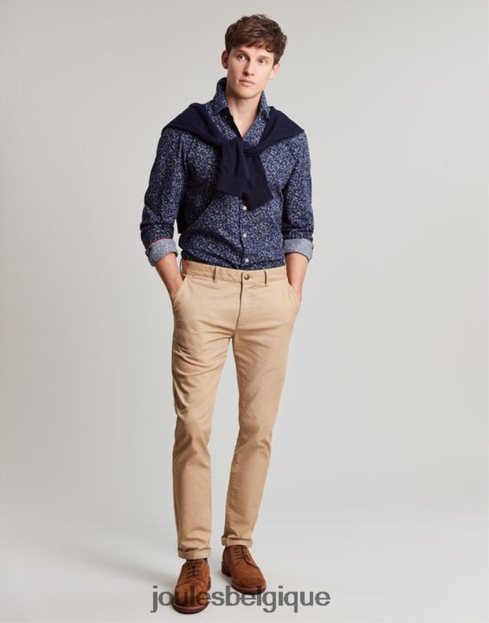 petite marine chemise imprimée coupe classique invitation Hommes vêtements Joules ND0H6T211