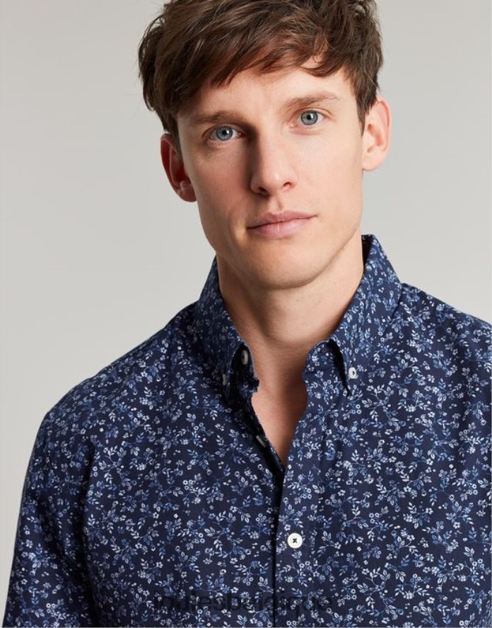 petite marine chemise imprimée coupe classique invitation Hommes vêtements Joules ND0H6T211