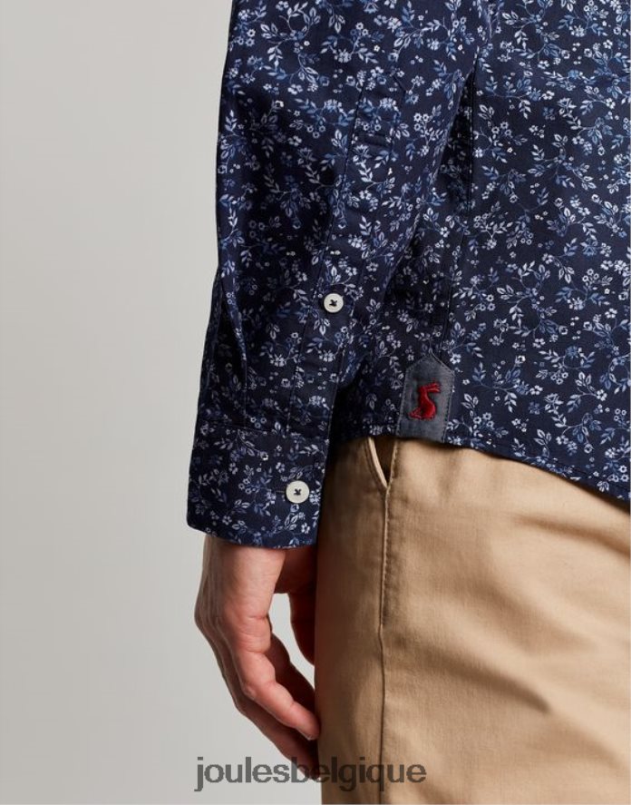 petite marine chemise imprimée coupe classique invitation Hommes vêtements Joules ND0H6T211