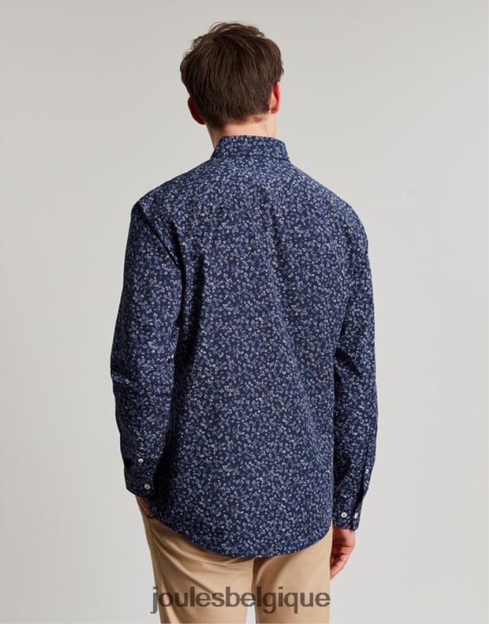 petite marine chemise imprimée coupe classique invitation Hommes vêtements Joules ND0H6T211