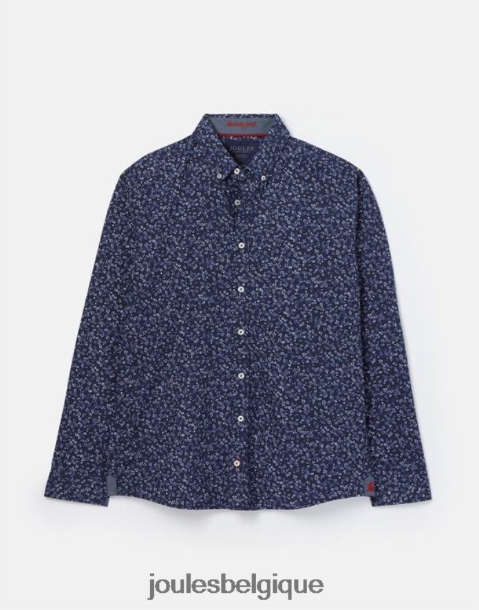 petite marine chemise imprimée coupe classique invitation Hommes vêtements Joules ND0H6T211