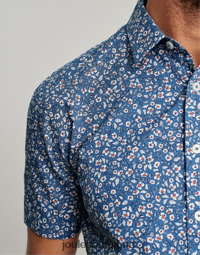 petite puce bleue chemise imprimée coupe classique lloyd Hommes vêtements Joules ND0H6T195