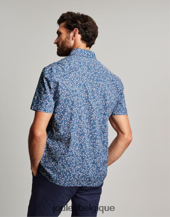 petite puce bleue chemise imprimée coupe classique lloyd Hommes vêtements Joules ND0H6T195