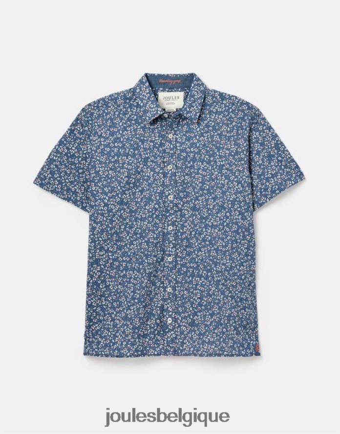 petite puce bleue chemise imprimée coupe classique lloyd Hommes vêtements Joules ND0H6T195