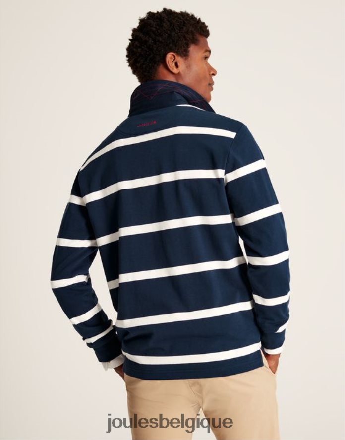 rayure crème marine maillot de rugby Hommes vêtements Joules ND0H6T178