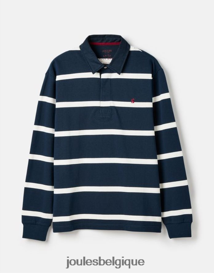 rayure crème marine maillot de rugby Hommes vêtements Joules ND0H6T178