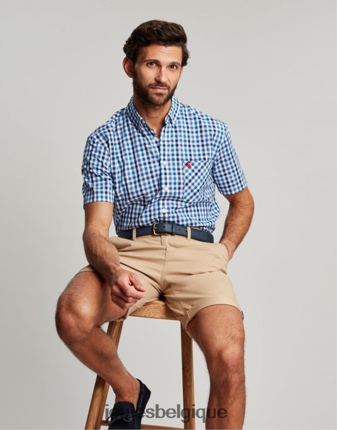 vichy bleu Wilson - Chemise à carreaux coupe classique Hommes vêtements Joules ND0H6T242