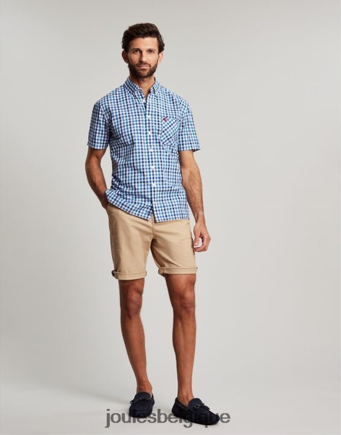 vichy bleu Wilson - Chemise à carreaux coupe classique Hommes vêtements Joules ND0H6T242