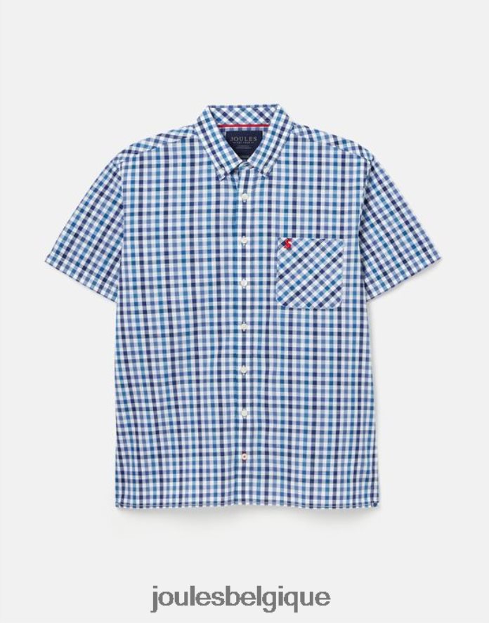 vichy bleu Wilson - Chemise à carreaux coupe classique Hommes vêtements Joules ND0H6T242