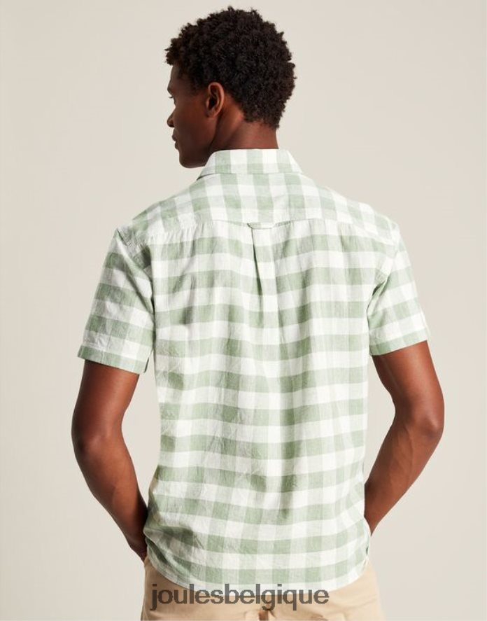 vichy vert chemise en lin briseur Hommes vêtements Joules ND0H6T175