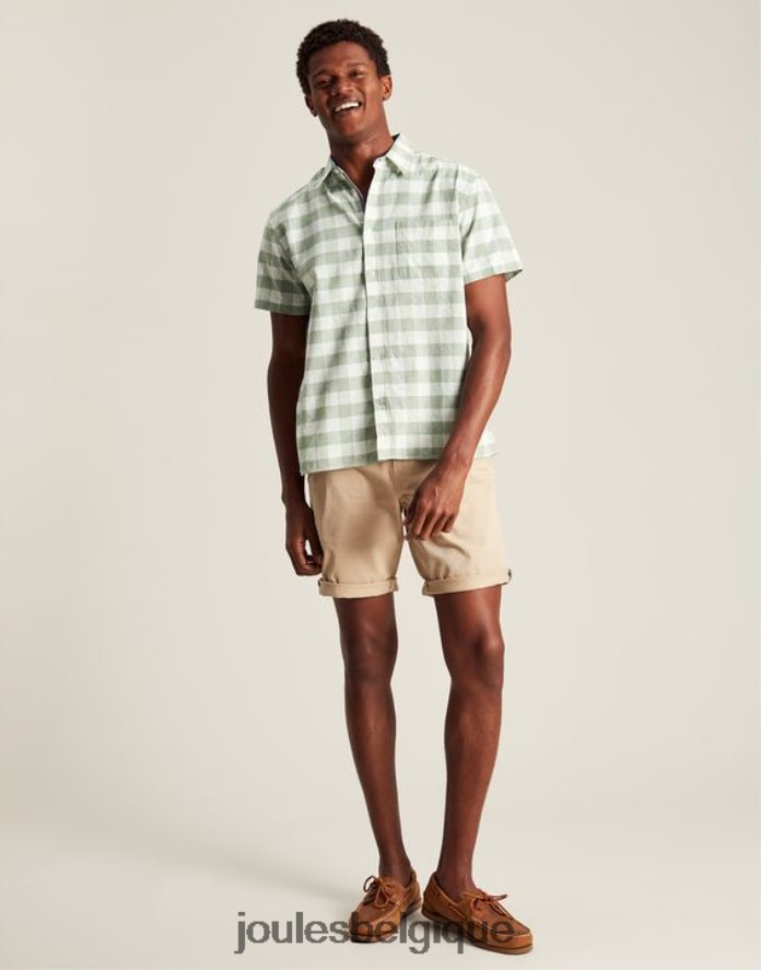 vichy vert chemise en lin briseur Hommes vêtements Joules ND0H6T175