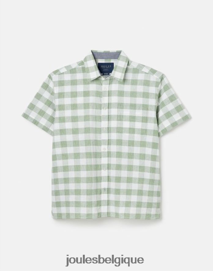 vichy vert chemise en lin briseur Hommes vêtements Joules ND0H6T175