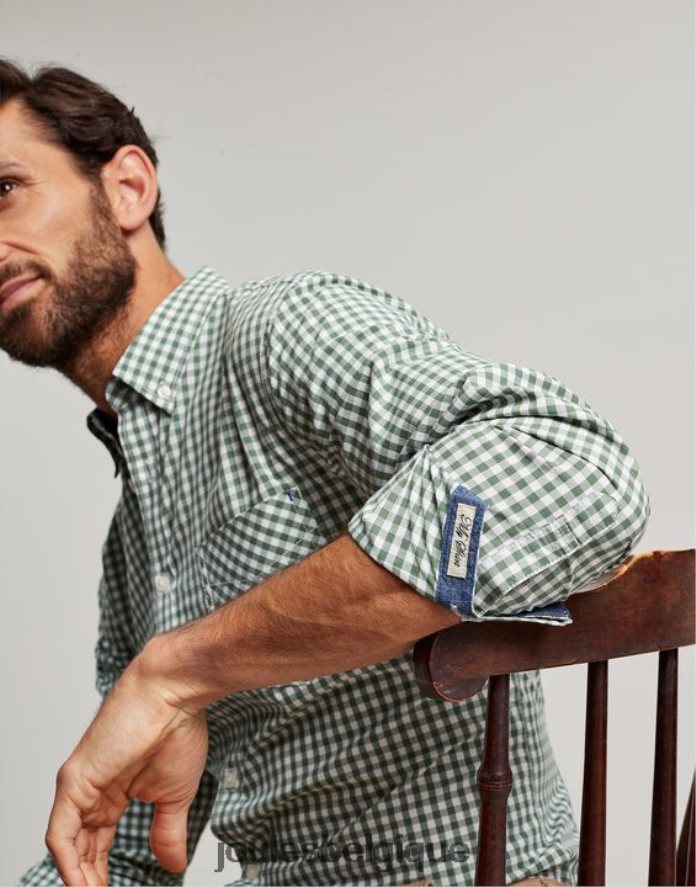 vichy vert chemise en popeline coupe classique goodridge Hommes vêtements Joules ND0H6T225