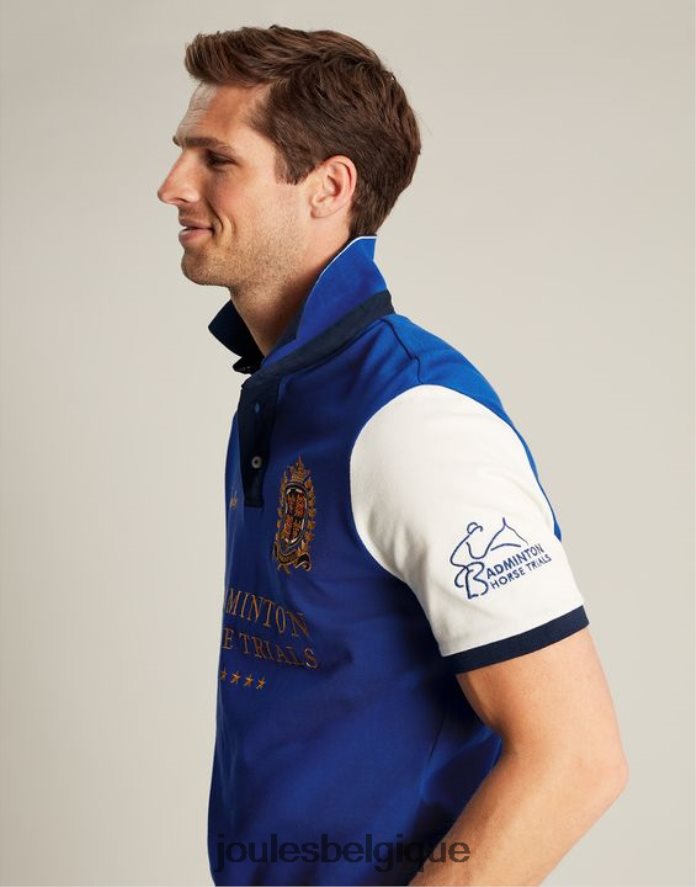 bleu polo de badminton Hommes vêtements Joules ND0H6T176
