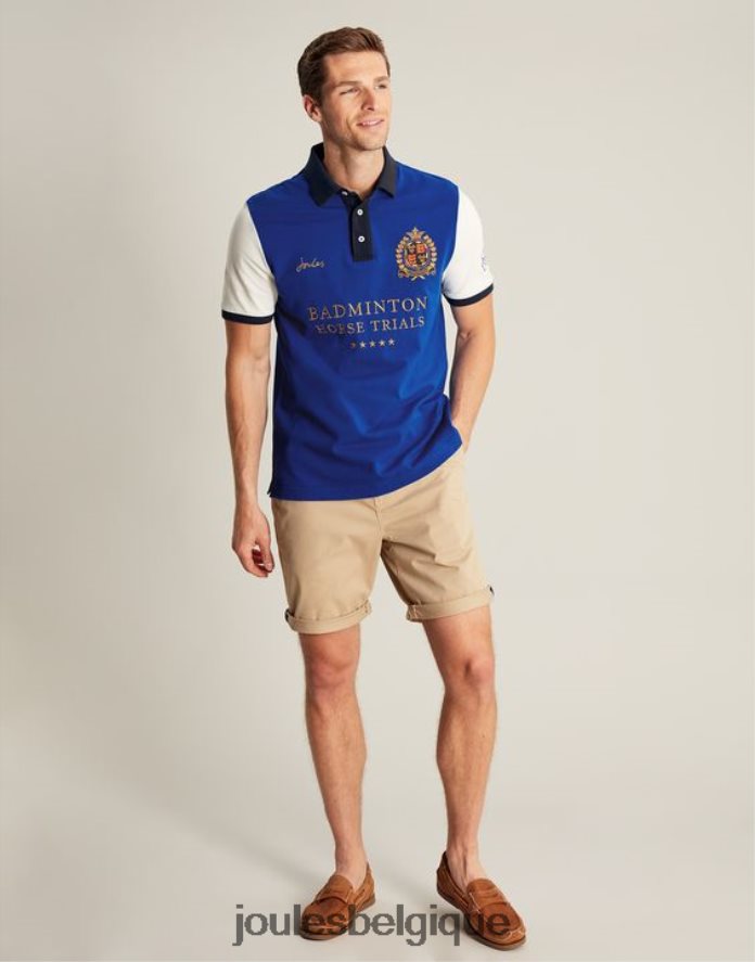 bleu polo de badminton Hommes vêtements Joules ND0H6T176