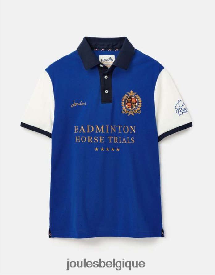 bleu polo de badminton Hommes vêtements Joules ND0H6T176