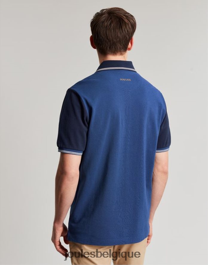 bleu profond polo orné Hommes vêtements Joules ND0H6T216