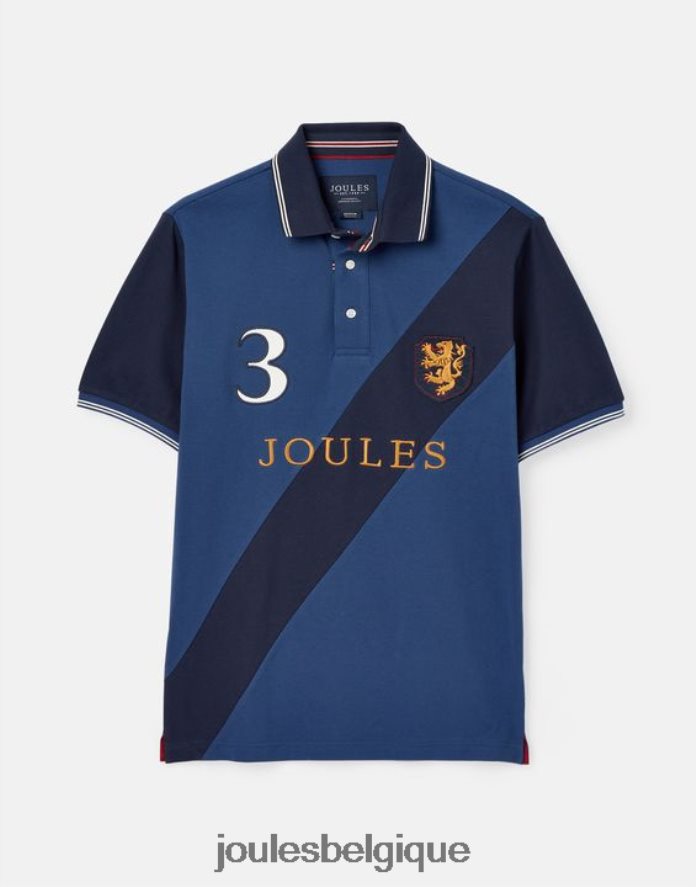 bleu profond polo orné Hommes vêtements Joules ND0H6T216