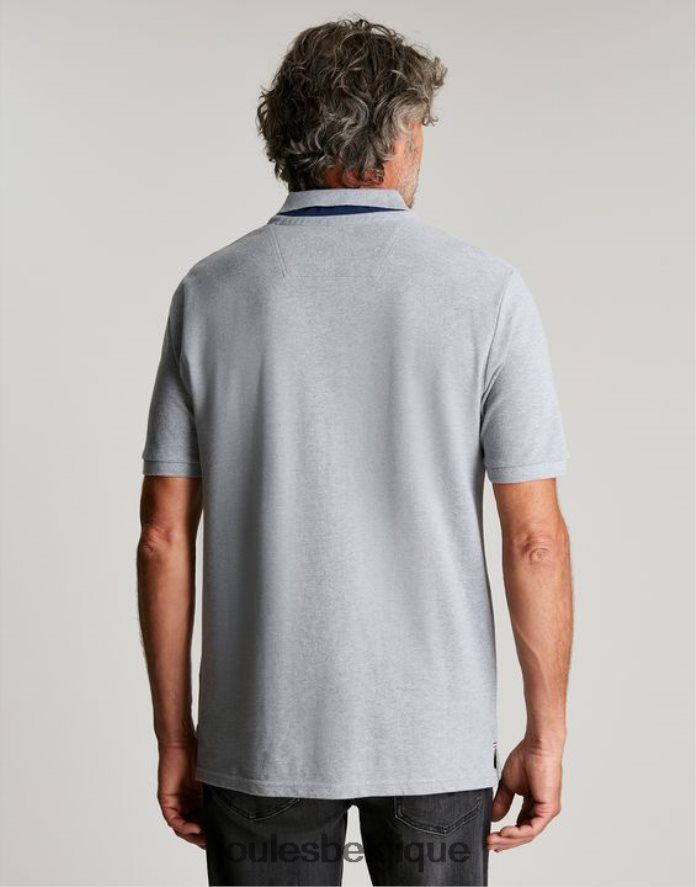 gris chiné polo boisé Hommes vêtements Joules ND0H6T182