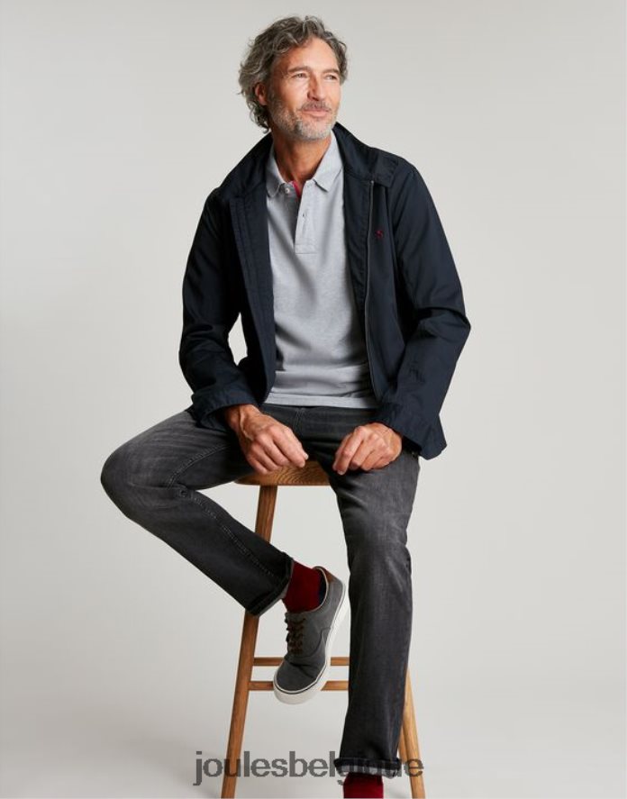 gris chiné polo boisé Hommes vêtements Joules ND0H6T182