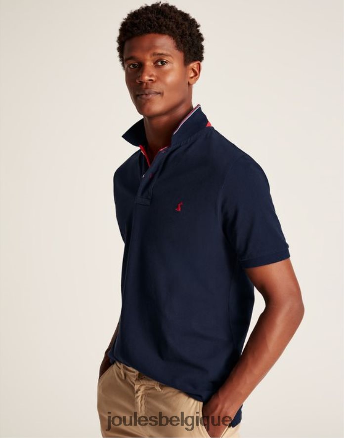 marine française polo boisé Hommes vêtements Joules ND0H6T181