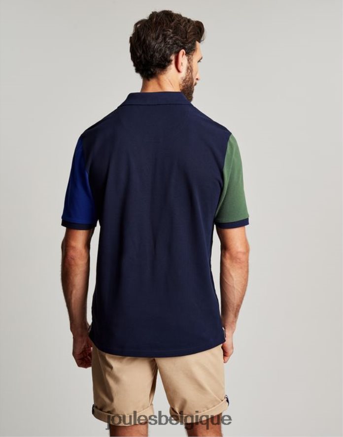 rayure blanche marine polo boisé Hommes vêtements Joules ND0H6T186