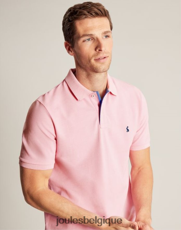 rose clair polo boisé Hommes vêtements Joules ND0H6T183