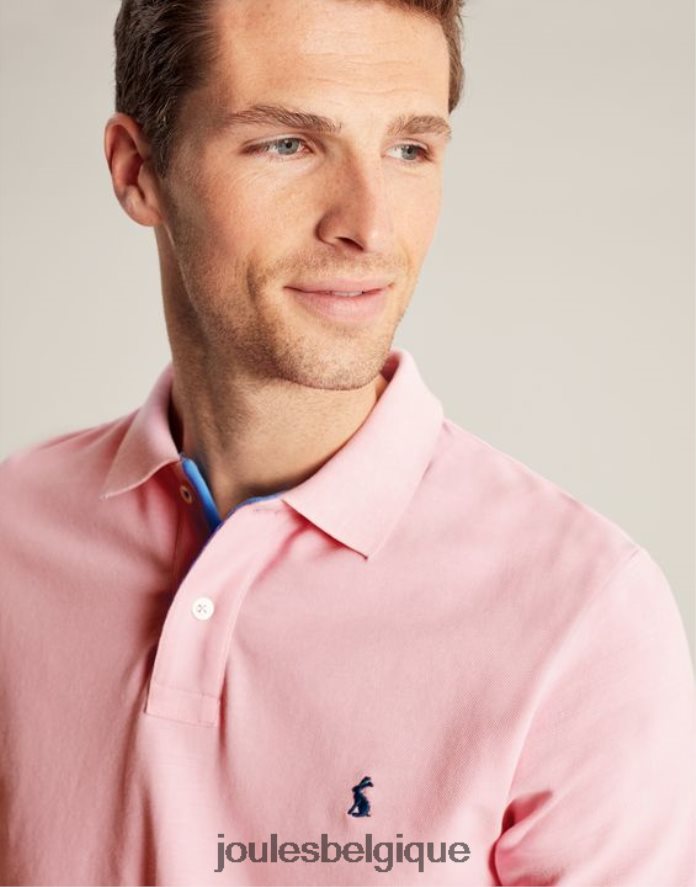 rose clair polo boisé Hommes vêtements Joules ND0H6T183
