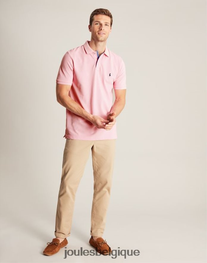 rose clair polo boisé Hommes vêtements Joules ND0H6T183