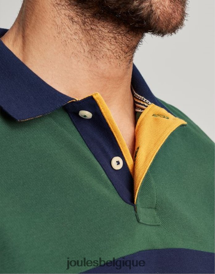 vert foncé polo boisé Hommes vêtements Joules ND0H6T173